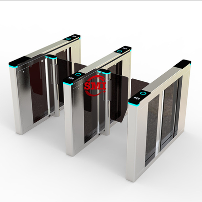 Universal Channel Gate Pedestrian Swing Turnstile Security Turnstile With Face Reader