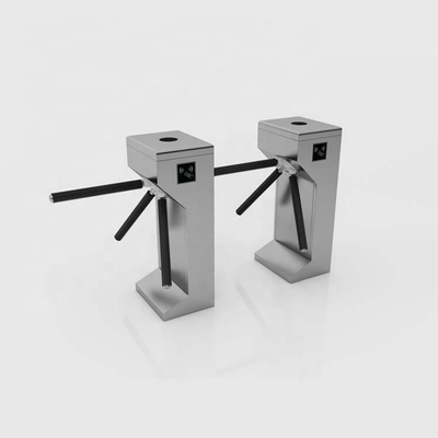 Security Access Control Management Stainless Steel Supermarket Manual Tripod Turnstile, Double Core Tripod Turnstile Mechanism