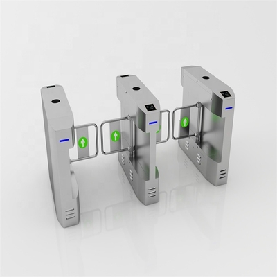Security Access Control Management SUS 304 Swing Barrier Gate Lane Security Waterproof Outdoor Wide Turnstile Gate For Apartment Entrance