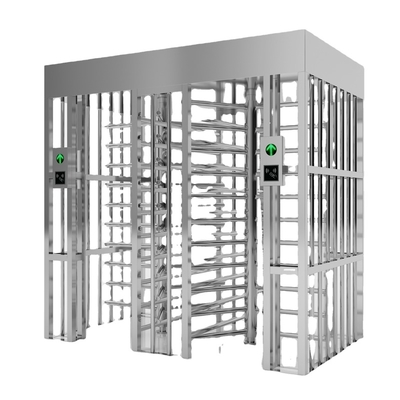 Security Access Control Management Security Fingerprint and Qr Code Scanner Access Control Barrier Gate Full Height Turnstile