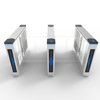 SUS304 Office Building Security Speed ​​Gate Fully Automatic Facial Recognition Swing Speed ​​High Pass Turnstile