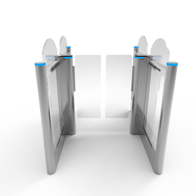 Factory Gate SS304 High Speed ​​Outlet Acrylic Center Arm Office High Security Turnstile Gate