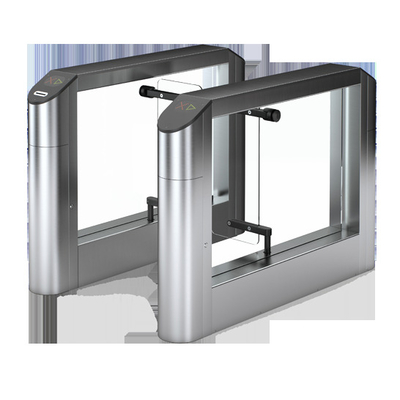 Stainless Steel / According To Customer Needs Security Access Control 304 Stainless Steel Entrance Gate Supermarket Check-Out Turnstile Swing Gate