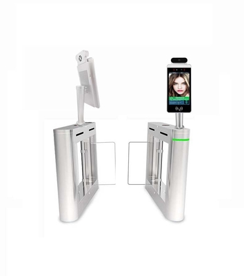 304 Stainless Steel Pedestrian Access Control Automatic Swing Barrier OEM Sliding Swing Turnstile Barrier