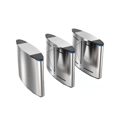 1.0mm 304 SUS Hairline #400 Flap Automatic Barrier Turnstile Office Pedestrian Security Control Gate