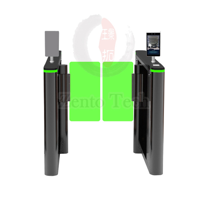 Zento Security Anti-collision Facial Recognition Access Control System Office Station Swing Barrier Speed Lane Turnstile Gate