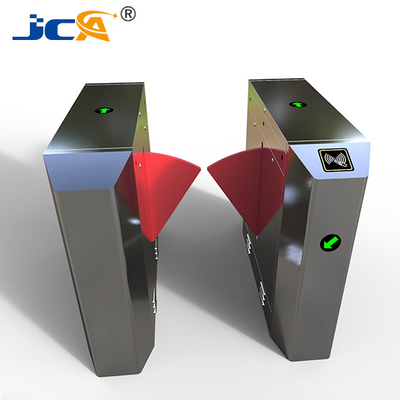 access control system glass door automatic full height flap turnstile / security speed turnstile