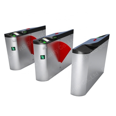 One/two way controlled automation gate barrier flap turnstile with UHF rfid reader Access Control System security for tourism.