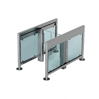 Automatic Electric Supermarket Hypermarket Glass Turnstile Gate Swing Swing Turnstile Gate