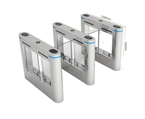 Access Control Advanced Automatic Acess Control System Metro Swing Turnstile Barrier Acrylic Glass Door