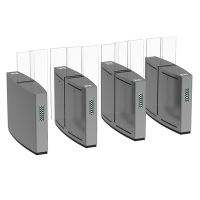 RFID Access Control Biometric Card Face Recognition Scanner Code Access Control Turnstile QR High Barrier Glass Sliding Door