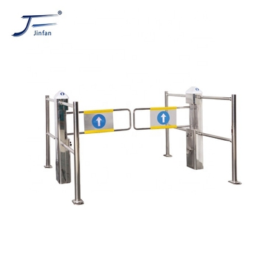 Luxury Sensor Supermarket Swing Turnstiles Security Access Control 304 Stainless Steel Entrance Gate Checkout Swing Barrier For Supermarket