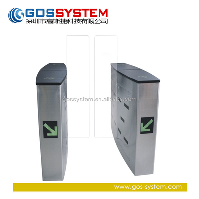 Indoor Full Height Sliding Barrier Gate Turnstile , Sliding Gate Lock