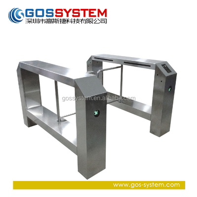Indoor Fully Automatic Swing Barrier Turnstile For Channel Control / Bike Swing Gate