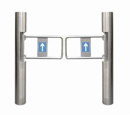 automatic swing gate, supermarket turnstile gate, electric swing turnstile barrier gate 168*168*1000mm
