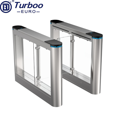 SUS304 Anti-Collision Cylindrical Swing Turnstile Full Auto Pedestrian Gate