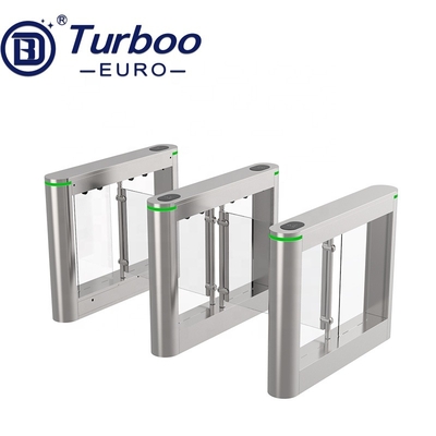 White SUS304 Electric Swing Barrier Gate Motor Swing Barrier Turnstile Swing Barrier